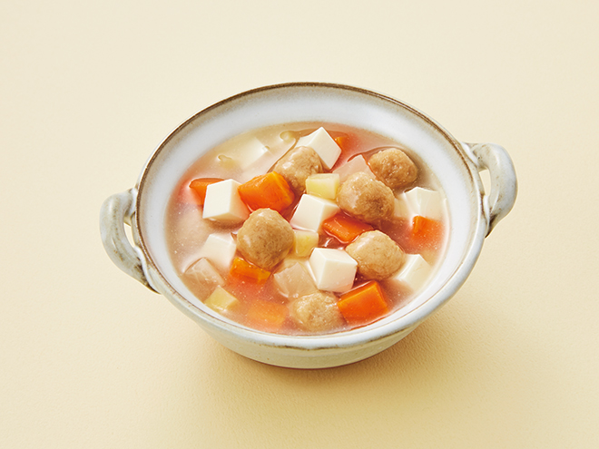 豆腐入りいわしのつみれ汁