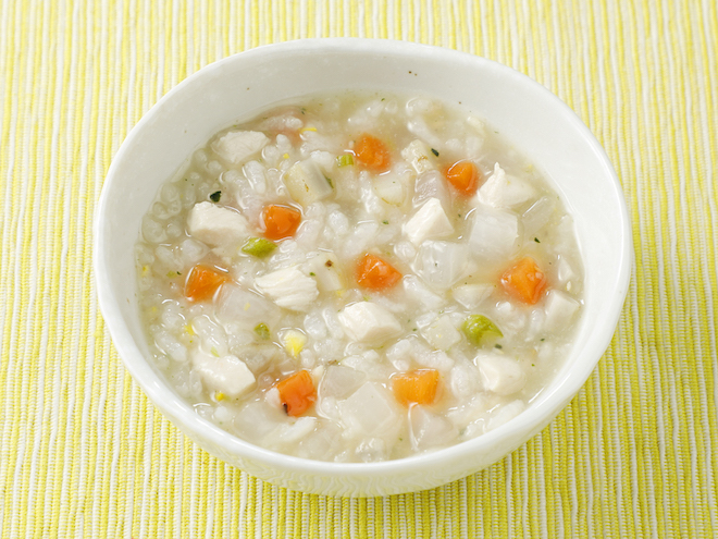 お野菜たっぷりがゆ