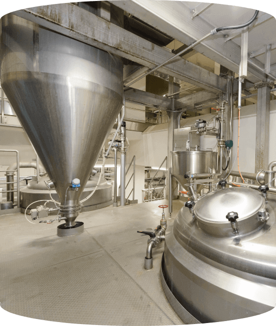 原料の濾過（ろか）・溶解混合