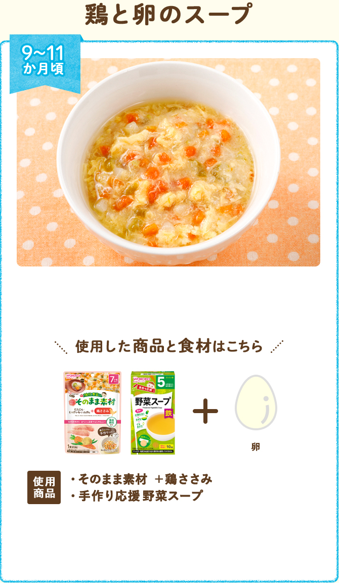 鶏と卵のスープ